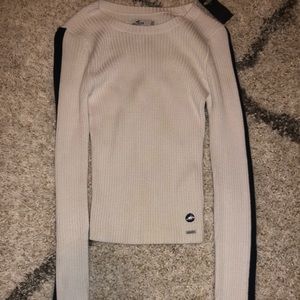 Brand New Hollister Sweater With Black Stripe